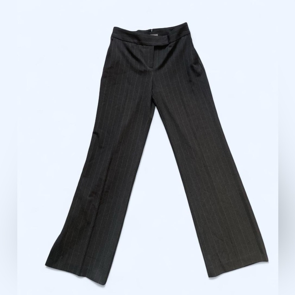 Ann Taylor grey pinstripe trousers Size 0‎ - Picture 2 of 8